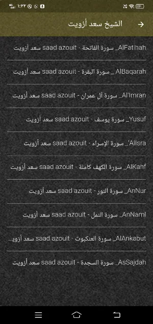 سعد ازويت MP3 قران بدون نت Screenshot 0