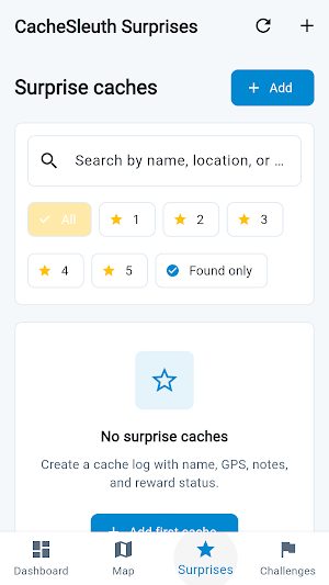 CacheSleuth Surprises Screenshot 2