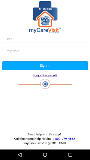 myCareVisit Michigan Screenshot 0