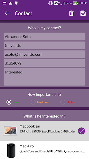 Eventtia Leads Screenshot 3