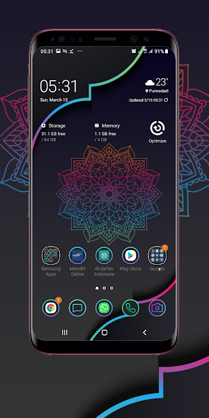 Mandala Wallpaper Screenshot 2
