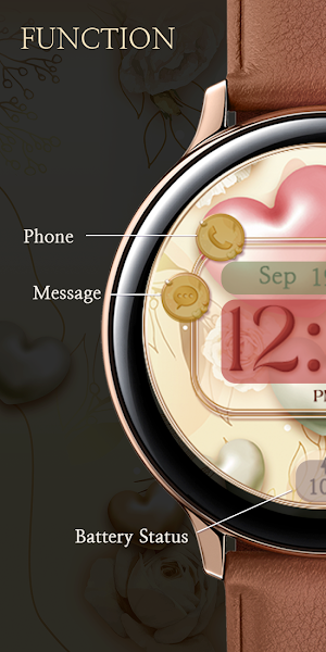 Autumn Mood Love_Watchface Screenshot 1