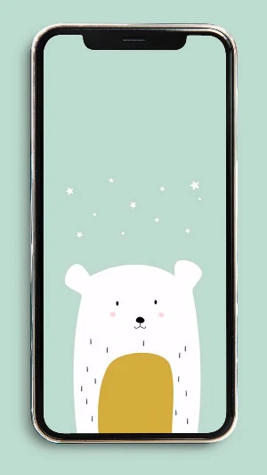 Cute Panda Bear Cartoon Wallpaper Screenshot 2