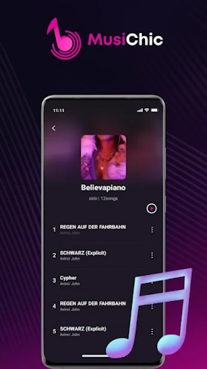 MusiChic - Offline MP3 Player Screenshot 2