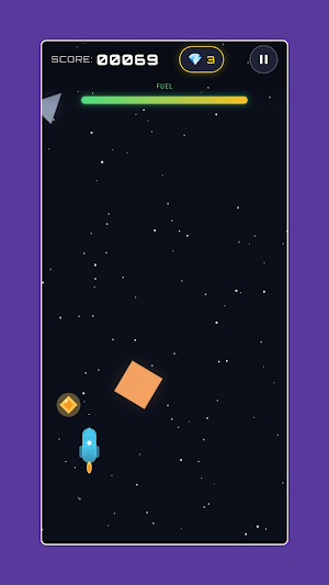 Rocket Rise: Dodge & Space Run Screenshot 3