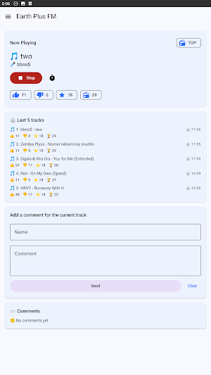 Radio Zemlya Plus FM Screenshot 0