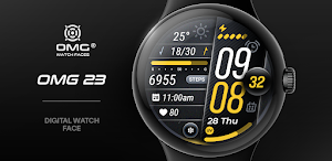 OMG 23 - Digital Watch Face Screenshot 0