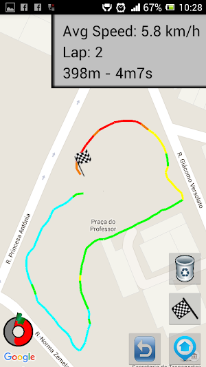 Smart Step Pedometer - MAPS Screenshot 0
