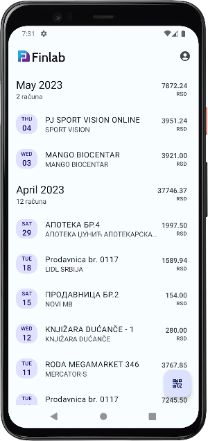 Finlab Finansije Screenshot 0