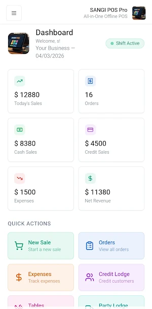 SANGI POS Screenshot 2