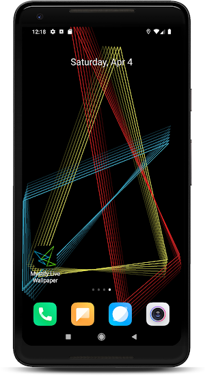 Mystify Live Wallpaper Screenshot 1