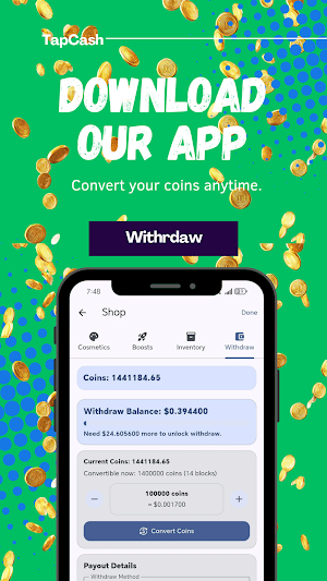 TapCash - Play and Earn Screenshot 3