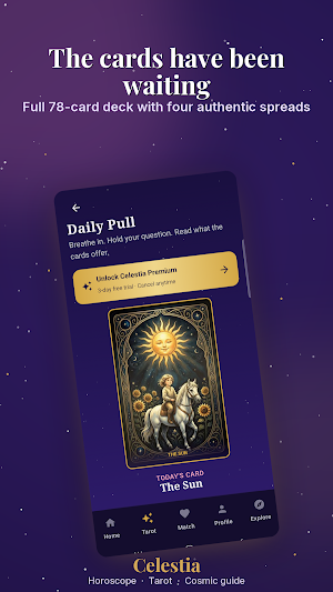 Celestia: Horoscope & Tarot Screenshot 1
