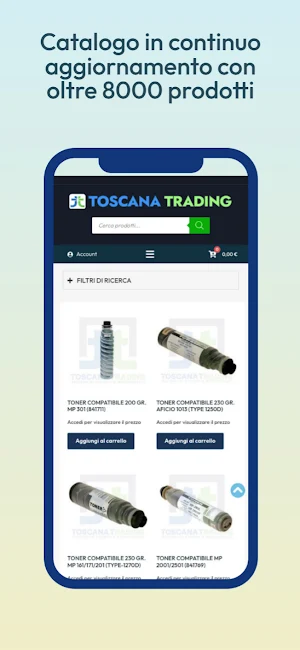 Toscana Trading WebAPP Screenshot 1