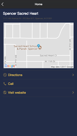 Spencer Sacred Heart Screenshot 1