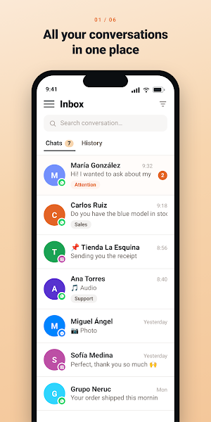 Mirlo Inbox Screenshot 0