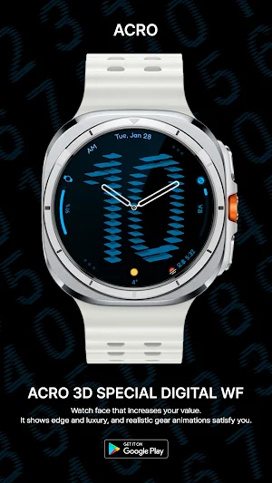 ACRO 3D Special Digital Watch Screenshot 2
