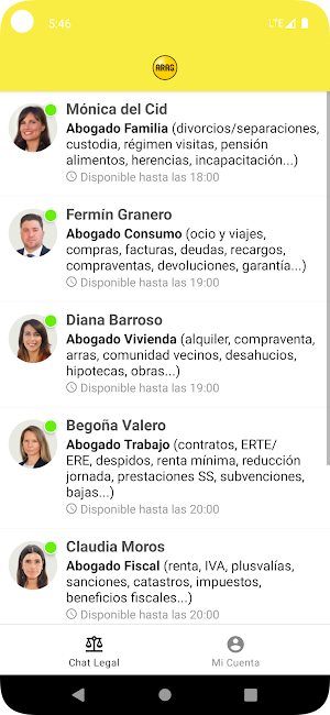Chat Legal ARAG Screenshot 0
