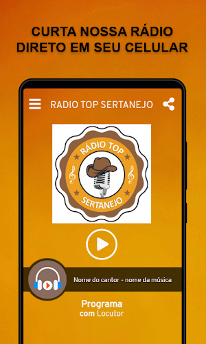 Radio Top Sertanejo Screenshot 0