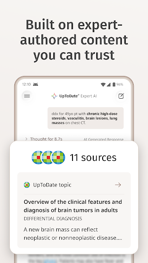 UpToDate Expert AI Screenshot 2