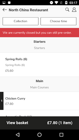 North China Restaurant Screenshot 1