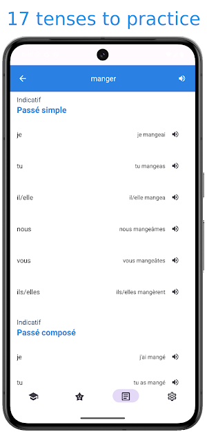 Verbare: Learn French verbs Screenshot 2