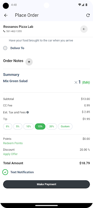 Rossanos Pizza Lab Screenshot 3