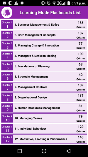 Mini MBA: Master in Business Management Review PRO Screenshot 1