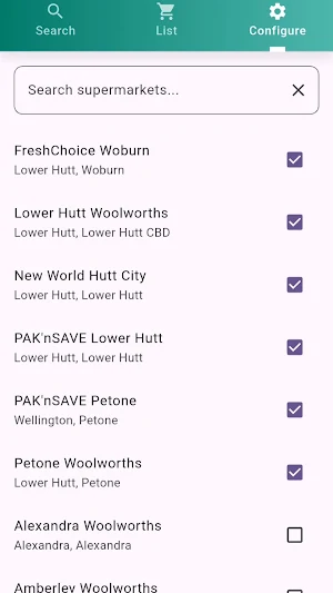 NzGrocerySaver - price compare Screenshot 1