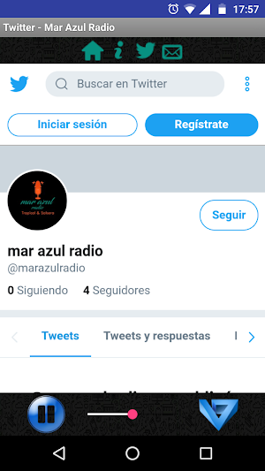 Mar Azul Radio Screenshot 2