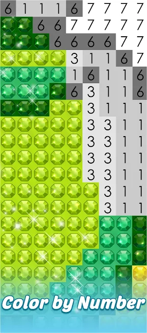 Jewel Painter: Color by Number Screenshot 3