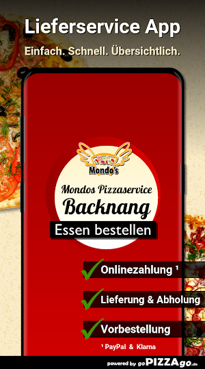 Mondos Pizzaservice Backnang Screenshot 0