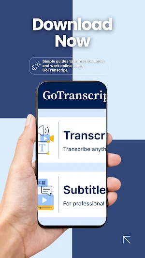 Gotranscript Job App Help Screenshot 3