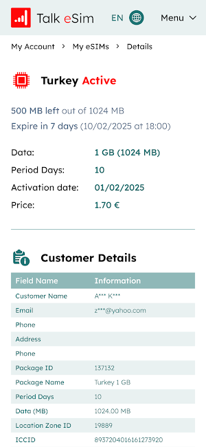 Talkesim Screenshot 2
