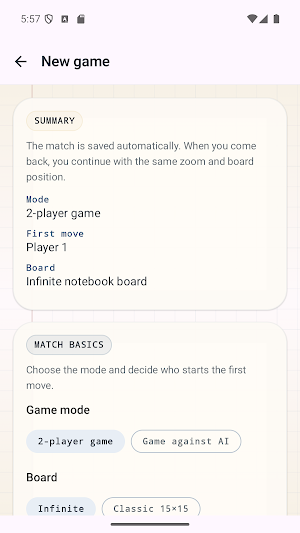 Notebook Gomoku Screenshot 1