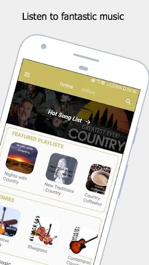 Music Country Screenshot 0