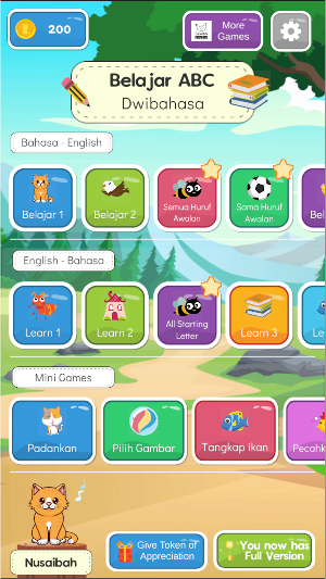 Belajar ABC 123 Dwibahasa Pro Screenshot 2