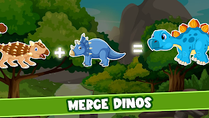 Merge Cute Dino: Idle Dinopark Screenshot 2