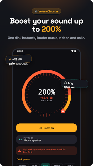 Volume Booster: Sound & EQ Screenshot 0