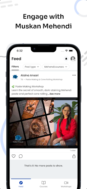 Muskan Mehendi Courses Screenshot 1
