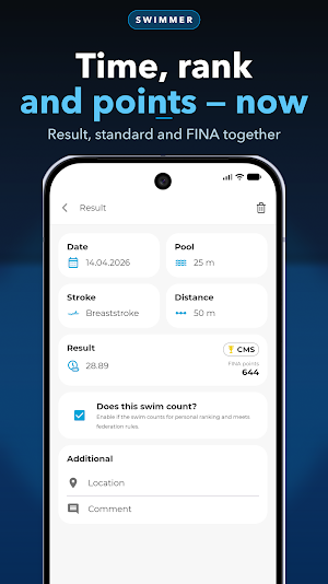 Swimmer: swimming, training Screenshot 2