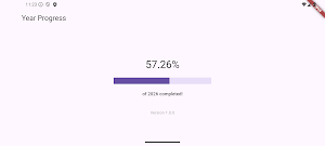 Year Progress Tracker Screenshot 1