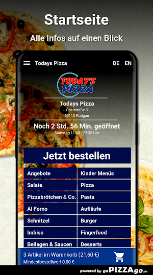 Todays Pizza Rodgau Screenshot 1