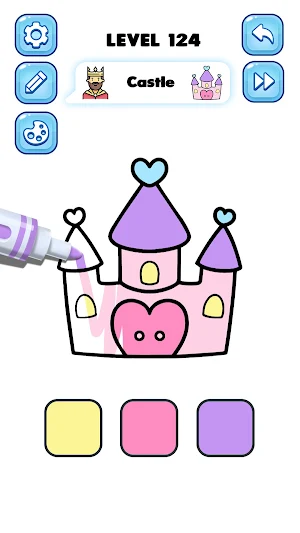 Color ASMR: Princess Coloring Screenshot 1