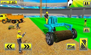 Football Stadium Builder: New 3D Construction Game Screenshot 0