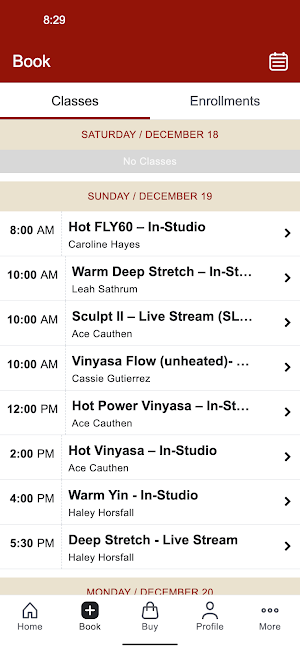 Firelight Yoga Screenshot 1