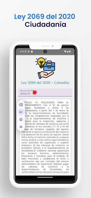 Ley emprendimiento 2069 de2020 Screenshot 1