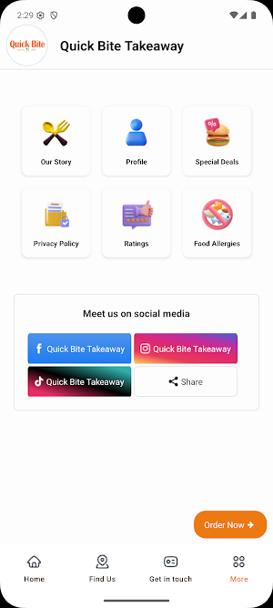 Quick Bite Takeaway Screenshot 3