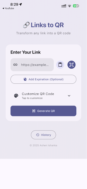 Links to QR Screenshot 0