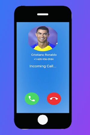 Fake Video Call from Ronaldo Screenshot 1